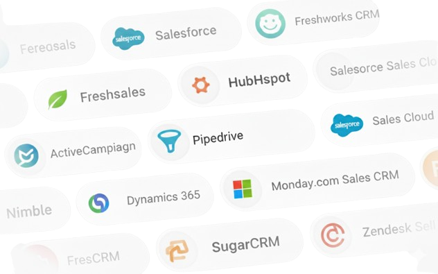 Integrações com CRM, Sistema e Agenda